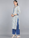 Ahika Polyester Printed Kurta Pant Dupatta Set