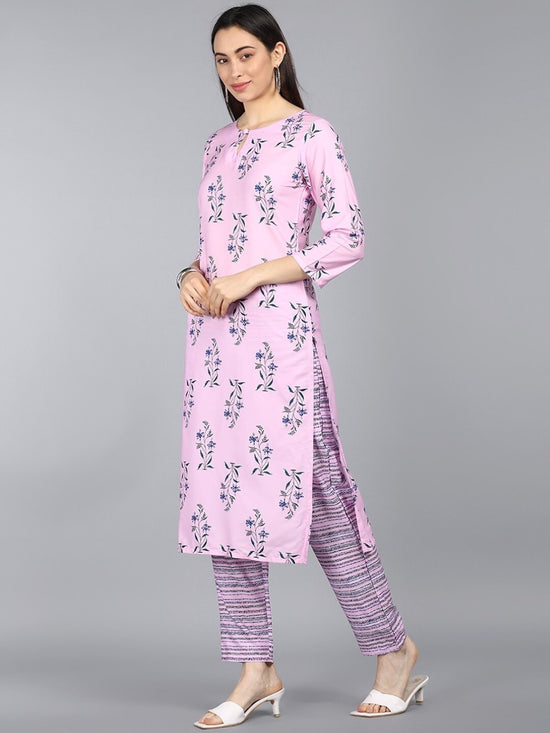 Ahika Poly Crepe Printed Kurta Pant Dupatta