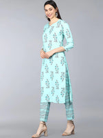 Ahika Poly Crepe Printed Kurta Pant Dupatta