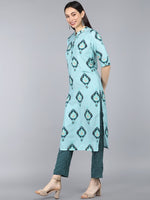 Ahika Poly Crepe Printed Kurta Pant Dupatta