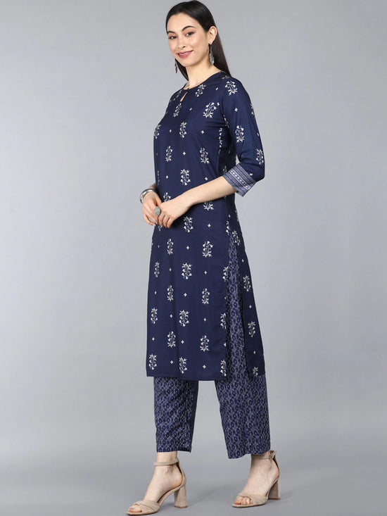 Ahika Poly Crepe Printed Kurta Pant Dupatta