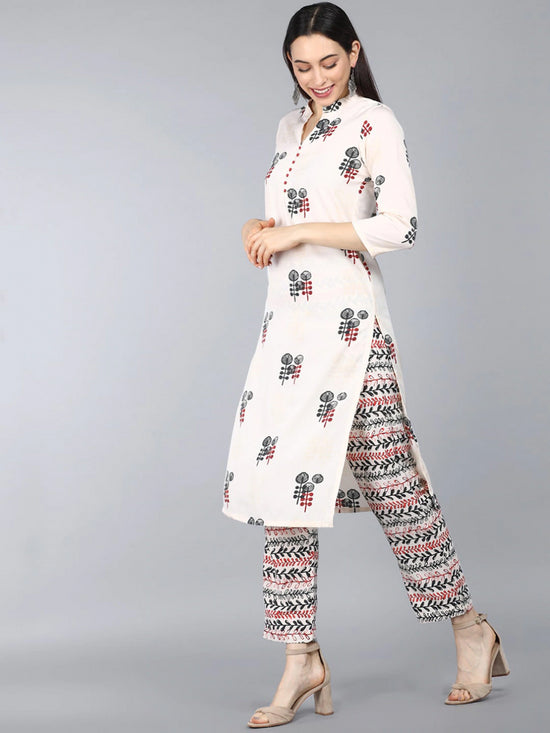 Ahika Poly Crepe Printed Kurta Pant Dupatta