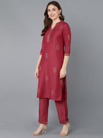 Ahika Poly Silk Printed Kurta Pant Dupatta