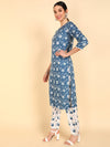 Ahika Polyester Printed Kurta Trousers Set