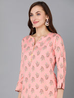 Ahika Women Polyester Printed Kurta Trouser With