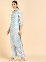 Ahika Polyester Printed Kurta Pant With Dupatta