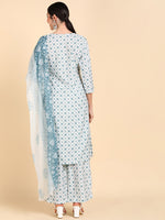 Ahika Polyester Printed Kurta Pant With Dupatta