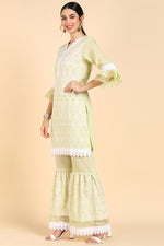 Ahika Poly Silk Solid Kurta Trousers With