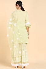 Ahika Poly Silk Solid Kurta Trousers With