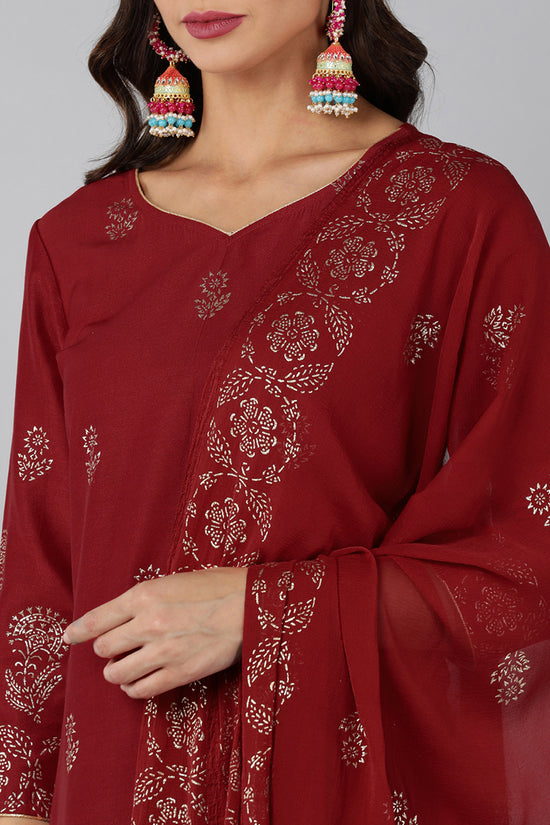 Ahika Poly Silk Printed Kurta Sharara With