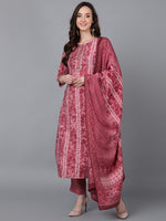 Ahika Women Poly Silk Dyed Gold Print