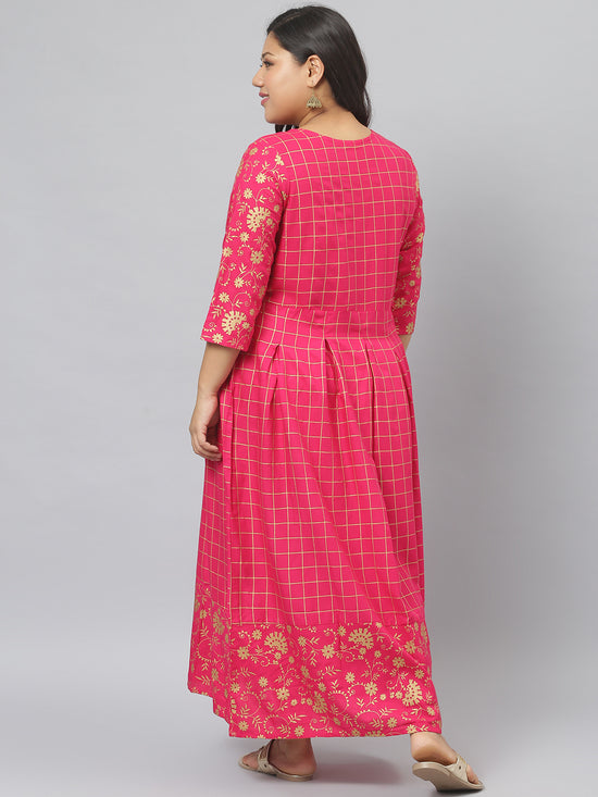 Printed Rayon Flared Kurta