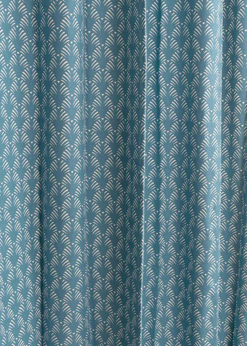 Pergola Indigo Cotton Curtain (Single Piece) - Door