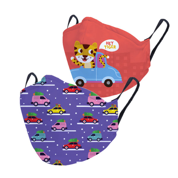 Rightgifting Anti Pollution Soft Poly Fabric With Fda&Ce Certified Face Mask For Kids