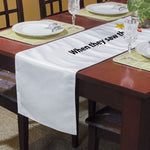 Rightgifting Digital Printed Satin Polyester Modern 6 Seater Christmas Table Runner(183 X 33 Cm)