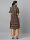 Women's Printed Rayon A-Line Kurta