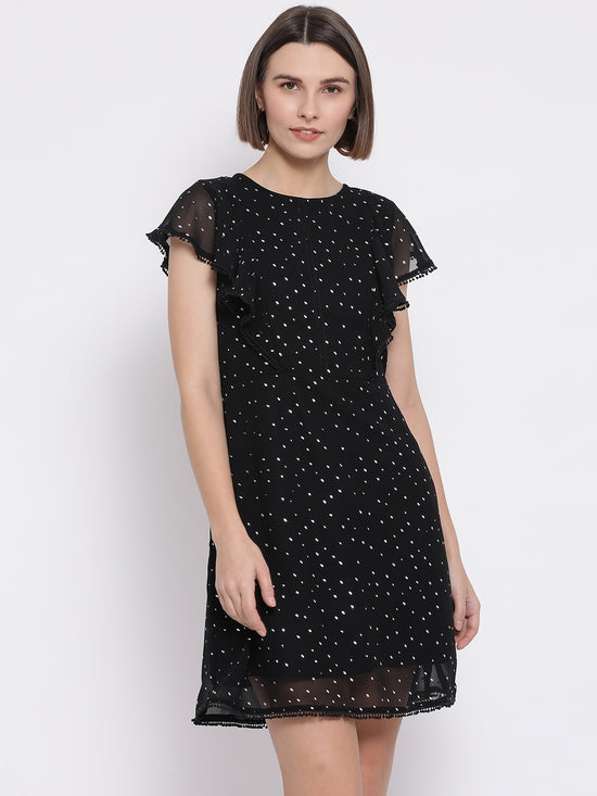 Polka Pixel Chic Women Dress