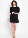 Black Fiery Fora Women Dress