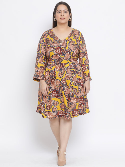 Floral Future Plus Size Women Dress