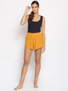 Mustard Orange Nightwear Shorts