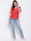 Motif Flare Women Top