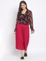 Berry Invention Women Tie Knot Culottes