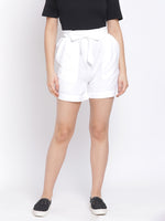 Pearl Shirley Women Linen Blend Shorts
