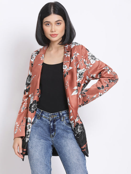 Floral Bliss Women's Blazer Jacket