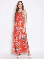 Floral Sunset Women's Maxi Dress