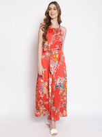 Floral Sunset Women's Maxi Dress