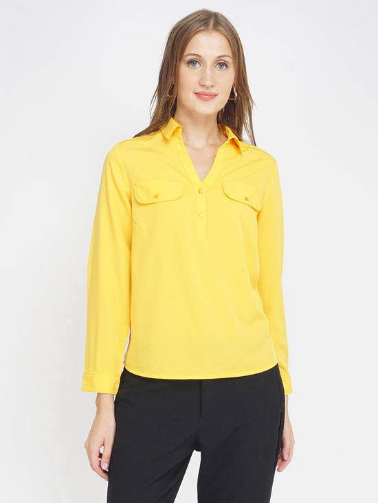 Lemon Fizz Women's Solid Top