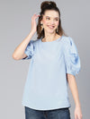 The Blue Blezz Puff Sleeve Women Top