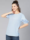 The Blue Blezz Puff Sleeve Women Top