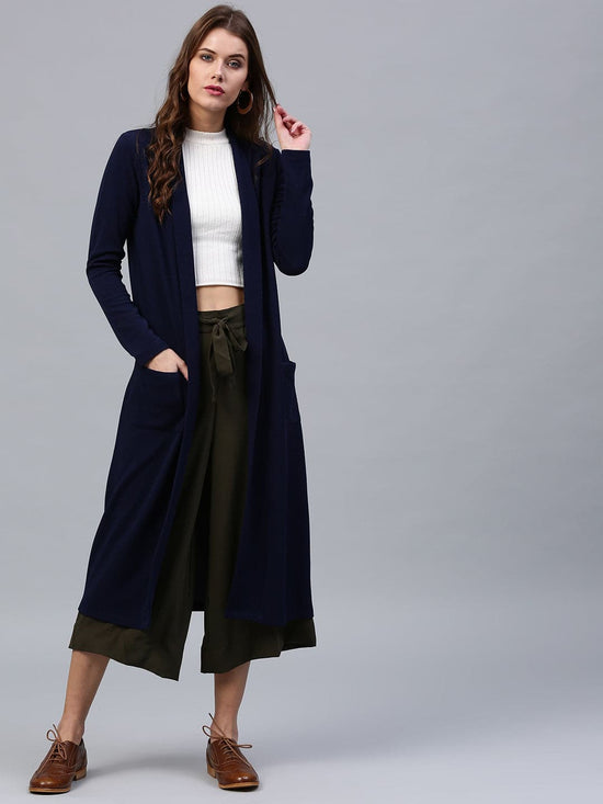 Navy Longline Shrug