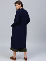 Navy Longline Shrug