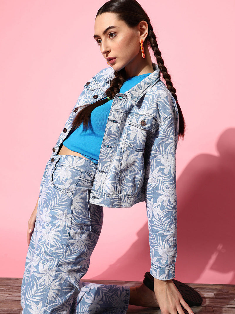 Buy Classic Printed Denim Jacket For Women and Girls Online In India At  Discounted Prices