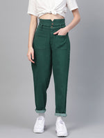 Emerald Green Slouchy Jeans