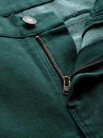 Emerald Green Side Tape Bell Bottom Jeans