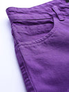 Purple Raw Edge Jeans