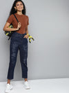 Blue Denim Mom Fit Jeans