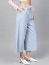 Blue Denim Neon Drawstring Pants