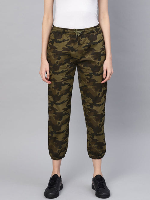 Green Camouflage Jogger Pant