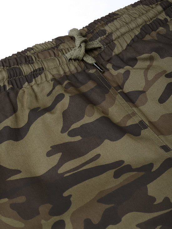 Green Camouflage Jogger Pant