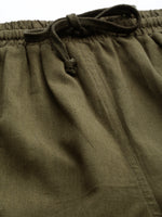 Olive Side Pocket Joggers