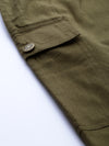 Olive Side Pocket Joggers