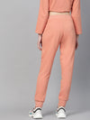 Peach Terry Contrast Drawstring Jogger