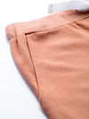 Peach Terry Contrast Drawstring Jogger