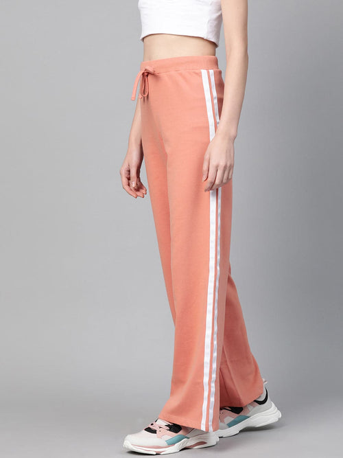 Peach Terry Side Tape Drawstring Pants