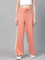 Peach Terry Side Tape Drawstring Pants