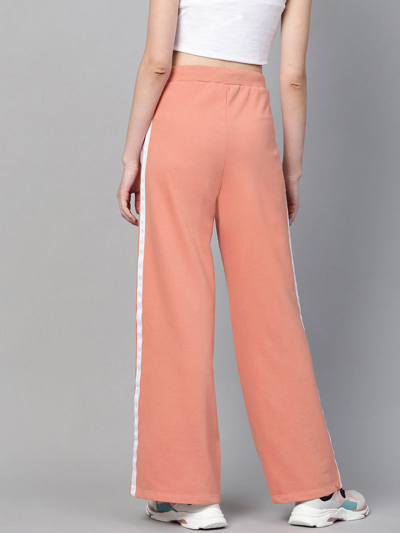 Peach Terry Side Tape Drawstring Pants